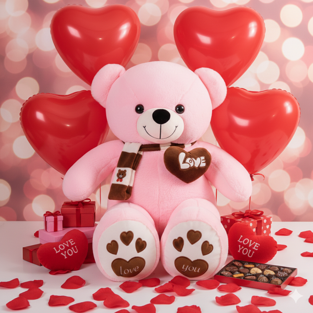 Premium Life Size Love Bear