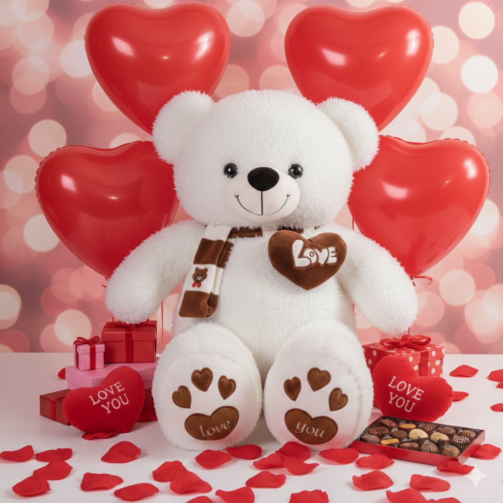 Premium Life Size Love Bear