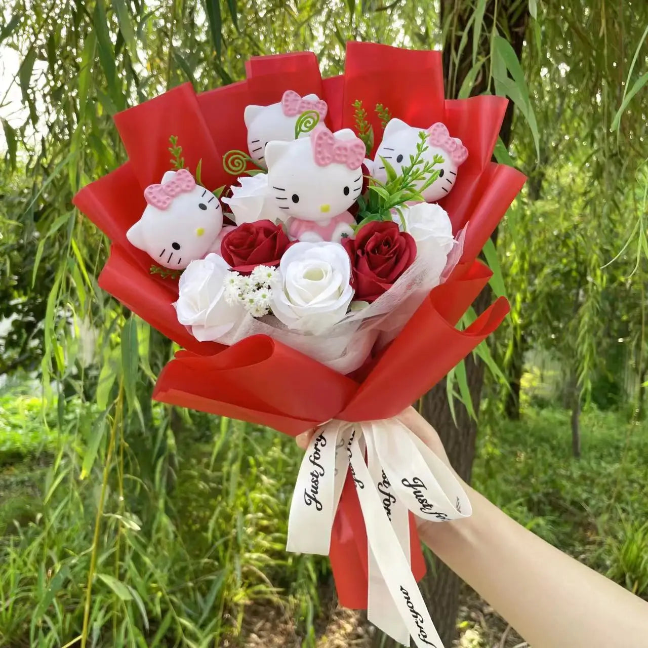 Sweet Hello Kitty Plushie Bouquet