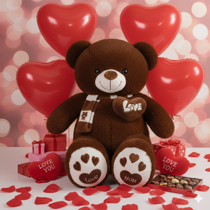 Premium Life Size Love Bear